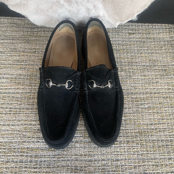 Gucci Suede Horsebit Loafers - Picture 9 of 16